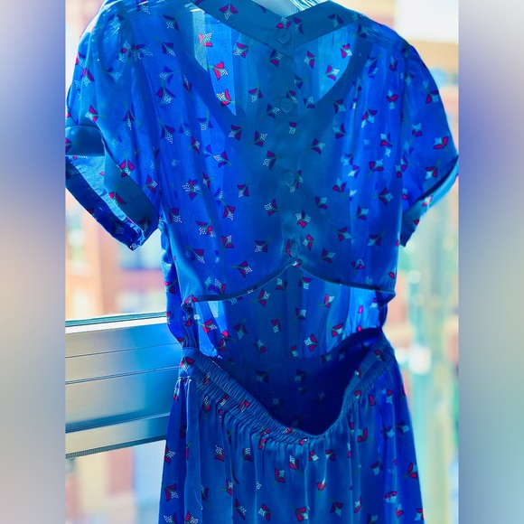 Reformed Retro Pin-Up 1950’s Pleated Dress - Picture 5 of 9